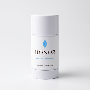 Deodorant — Blue Tansy Bergamot, front #scent_blue-tansy-bergamot