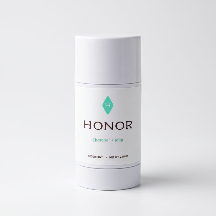 Deodorant — Charcoal Mint, front