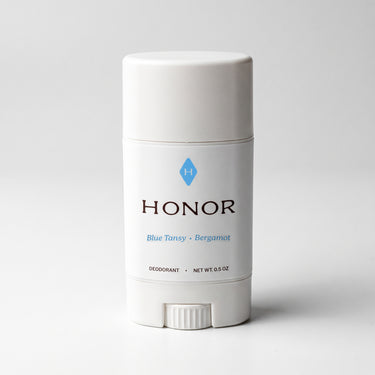 Mini-Deodorant — Blue Tansy Bergamot, front #scent_blue-tansy-bergamot