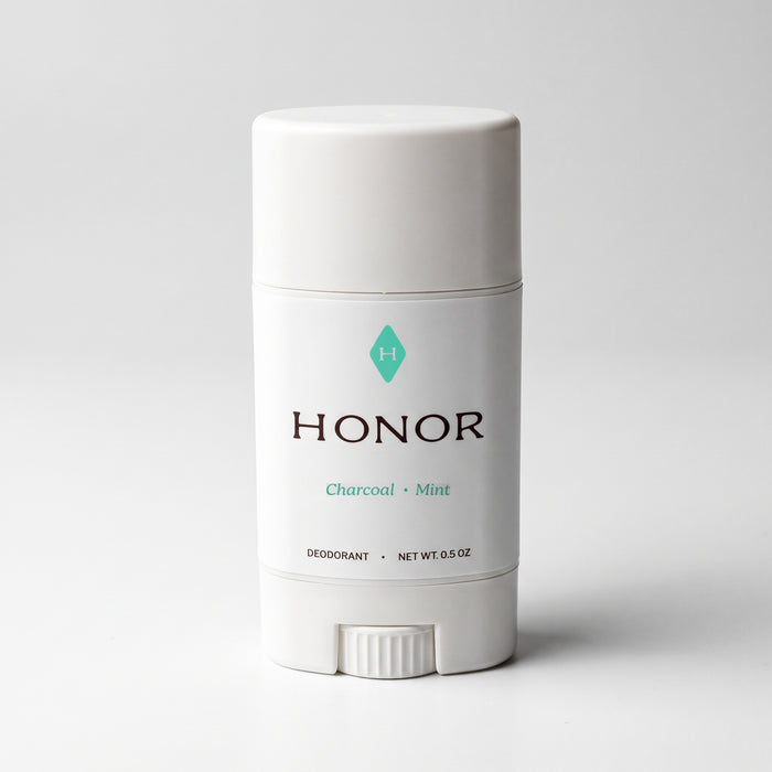 Mini-Deodorant — Charcoal Mint, front