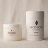 Unscented Whipped Tallow and Honor Colostrum on linen #package-type_unscented
